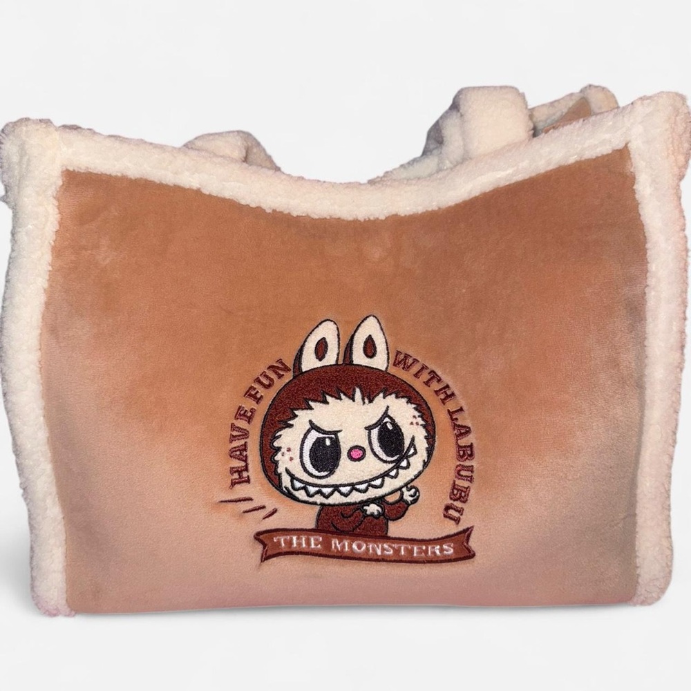 POP MART - Classic Bag Series - THE MONSTERS- LABUBU Plush Bag (Brown)